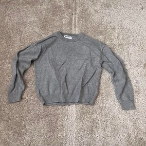 grey old navy sweater